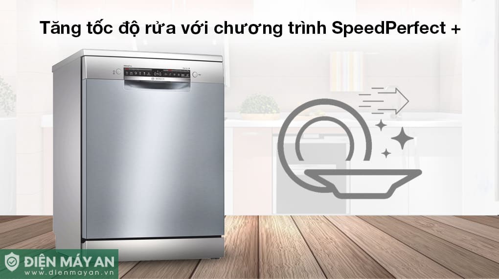 Máy rửa bát âm toàn phần Bosch Serie 4 SMV4HCX48E